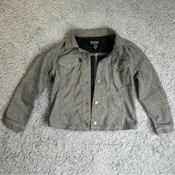 Polo Jeans Co. Jacket Womens Extra Small Ralph Lauren Jacket Cropped 3/4 Length - Picture 2 of 4